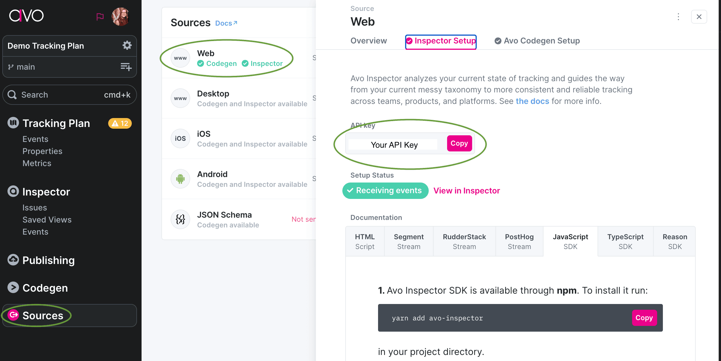 Get API key